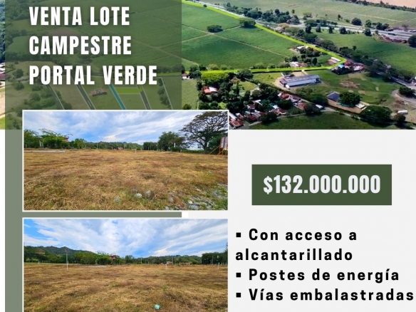 LOTE CAMPESTRE PORTAL VERDE